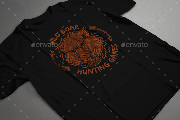 Wild Boar Hunting, T-Shirts | GraphicRiver